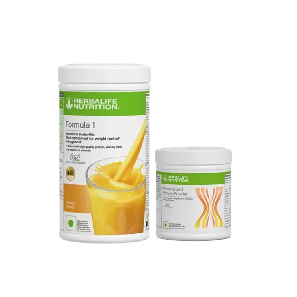 Herbalife Formula 1 mango shake 500g and protein 200g